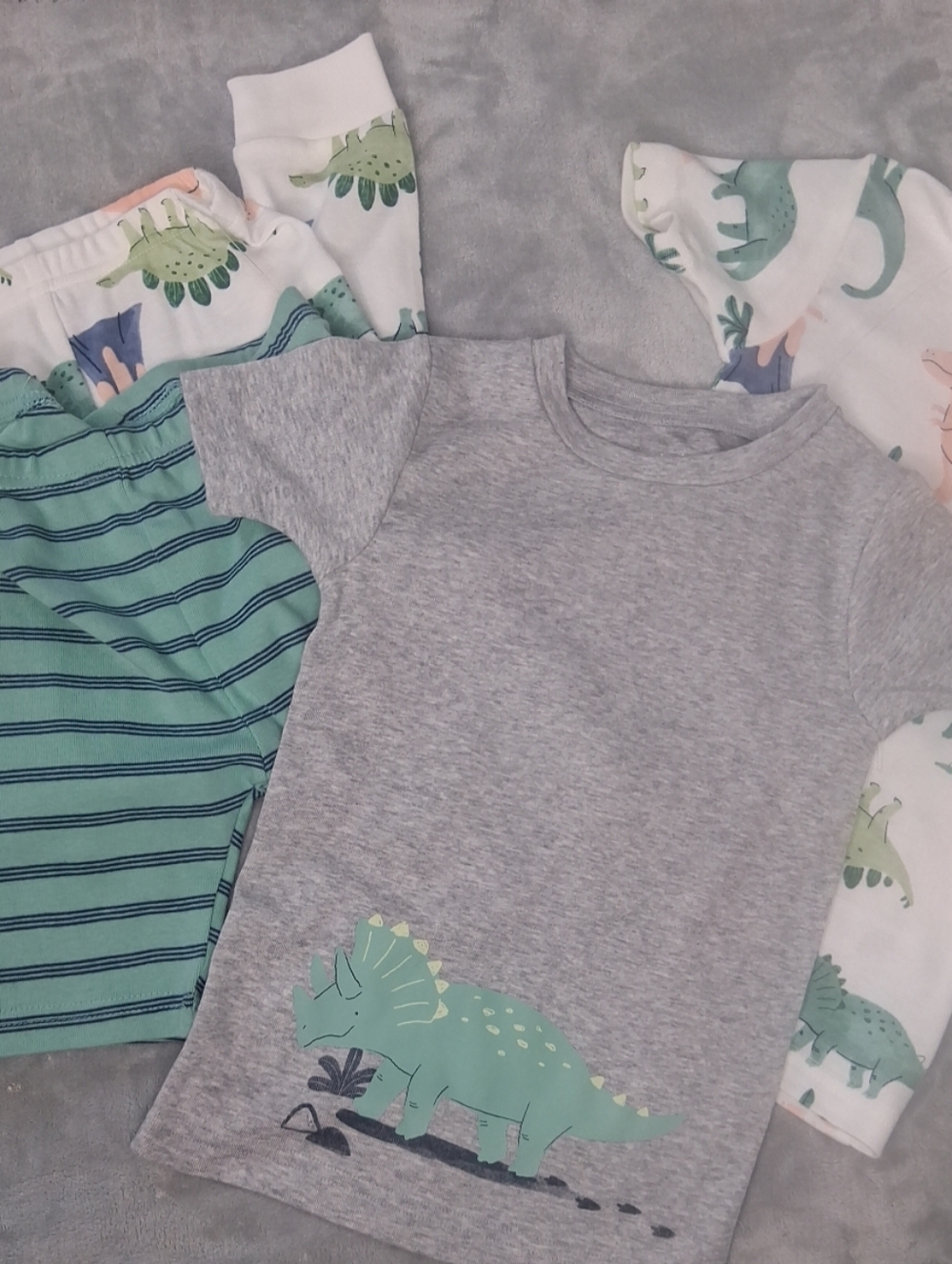NWT Carters Just One you 4 Pc Cotton Dinosaur Pajama Set Size 4T